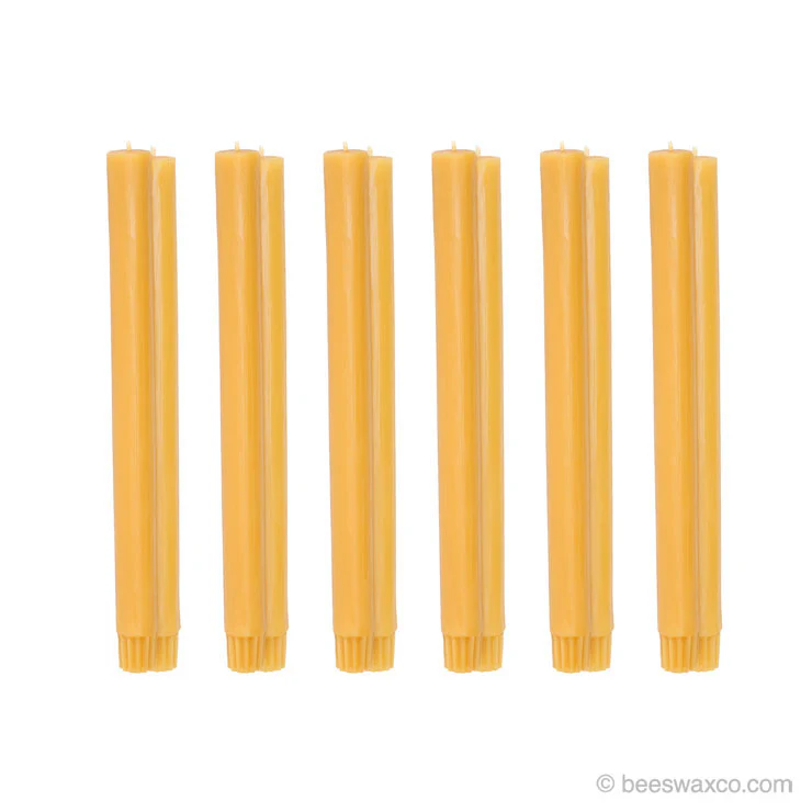 1 x 12 Beeswax Candlesticks - Image 6
