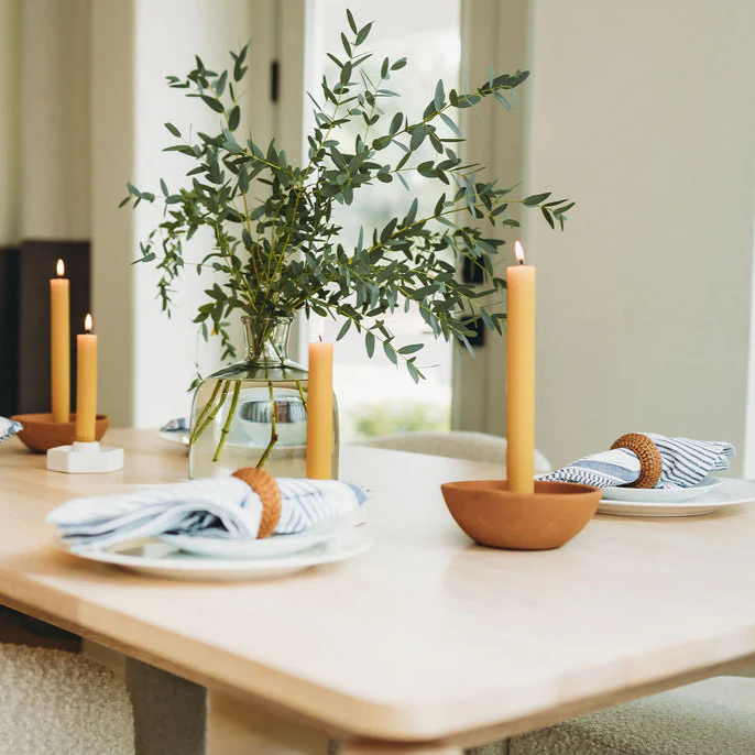 1 x 12 Beeswax Candlesticks - Image 5