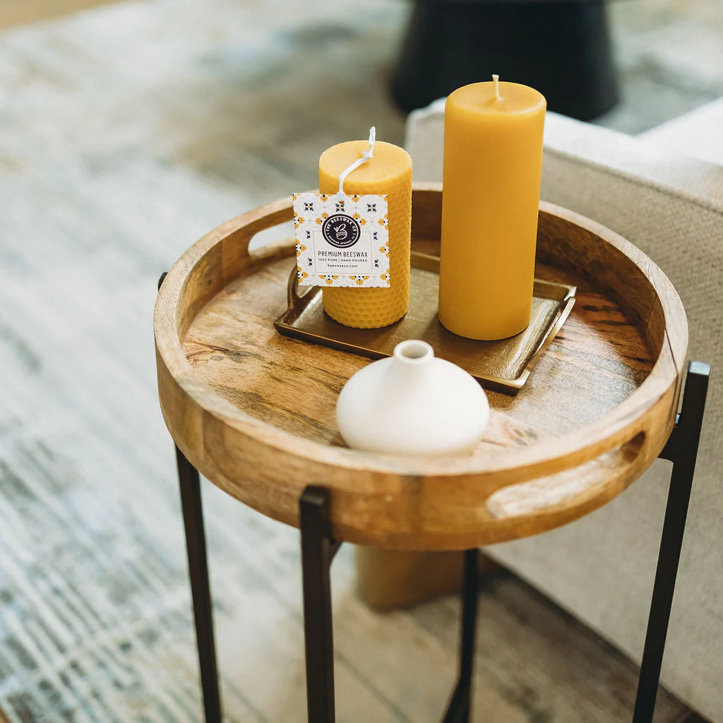 Pure Beeswax Pillar Candles - Image 13